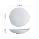 Axyaa Water Ripple Ceramic Plate - Restaurant Tableware