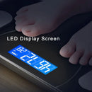 Axyaa Smart Body Fat Scale LED Digital AnalyzergetResult Scale