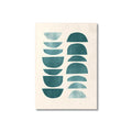 Nordic Minimalist Style Abstract Line Graphic Wall Art Prints by Axyaa