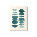 Nordic Minimalist Style Abstract Line Graphic Wall Art Prints by Axyaa
