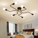 Axyaa Vintage Iron Bedroom Ceiling Light, E27 Bulb Living Room Fixture