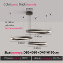 Axyaa Modern Ring Chandelier for Living Room, Bedroom, Study, Restaurant