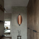 Axyaa Modern Metal Leaf Wall Sconce, 3 Sizes - Parlor, Bedroom, Dining Aisle Lighting