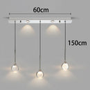 Axyaa Crystal Chandelier LED Ceiling Lamp for Living Room