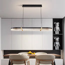 Axyaa Stainless Steel LED Chandelier for Nordic Home Decor and Dining Room Lighting