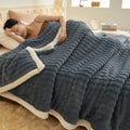 Axyaa Cozy Imitation Rabbit Plush Blanket: Soft, Fluffy, Warm, and Absorbent