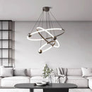 Axyaa Modern LED Chandelier for Stylish Living Room Ceiling Lighting