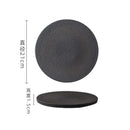 Axyaa Ceramic Dinner Plates Set | Creative Round Tableware for Pasta, Steak, Sushi