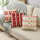 Axyaa Merry Christmas Linen Pillowcase Cushion Cover 45x45cm