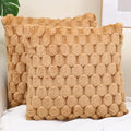 Axyaa Red Solid Cushion Cover Soft Pillowcase for Home Decor Sofa Bedroom