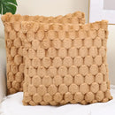 Axyaa Red Solid Cushion Cover Soft Pillowcase for Home Decor Sofa Bedroom