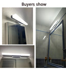 Axyaa Acrylic Mirror LED Bathroom Wall Light Strip Sconces for Modern Home Decors