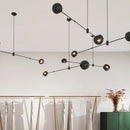 Axyaa Geometric Lines Pendant Light for Living Room & Restaurant