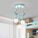 Axyaa Children's LED Carousel Pendant Chandelier for Princess Room & Living Room