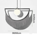 Axyaa Tassel Glass Pendant Chandelier Wall Sconce Floor Lamp