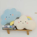 Axyaa Rainbow Sun Lightning Cloud Pillow for Girls