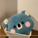 Axyaa Plush Rabbit Sofa Cushion for Girls - Small Dog Bedside Doll Gift