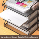 Axyaa Mesh Desk Organizer File Tray Rack Shelf for Office Document Storage