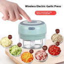 Axyaa Electric Garlic Pounder Chopper USB Charging Vegetable Masher Machine