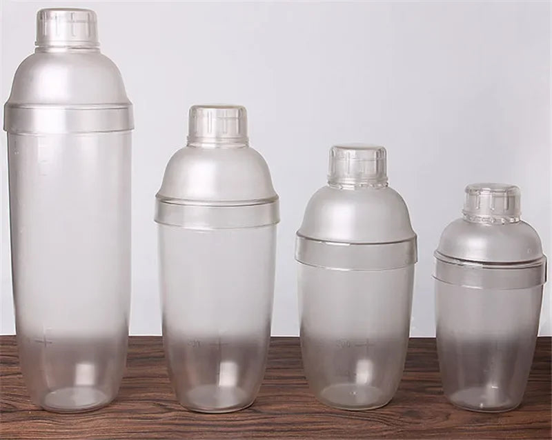 Axya Plastic Martini Cocktail Shaker 350ml to 1000ml Barware Mixer