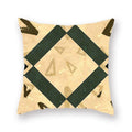 Abstract Geometric Print Polyester Pillowcase by Axyaa - Home Decor Sofa Chair Car Pillow Cover