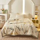 Axyaa Thicken Plush Weighted Blanket - Winter Heavy Throw for Warm Beddings