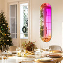 Axyaa Iridescent Full Length Wall Mirror for Bedroom, Living Room - Rainbow Glass Mirror
