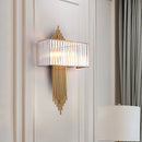 Axyaa Nordic Crystal Wall Lamp: Modern Luxury Designer Lighting for Hotel, Villa, and Living Room