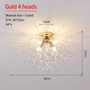 Axyaa Dandelion Crystal Pendant Lamp - Modern & Simple Ceiling Light for Room Decoration