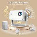 Axyaa Magcubic 4K Projector 650ANSI Auto Focus Android11 BT5.2 WIFI6 360° Home Cinema