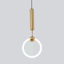 Axyaa Gold Ring Pendant Lights for Stylish Indoor Lighting