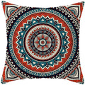 Axyaa Mandala Print Square Pillowcase - Home Decor Cushion Cover