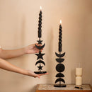 Axyaa Nordic Iron Candlestick Assembly for Romantic Dining Table Decor