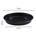 Axyaa 8/10 Inch Non-Stick Pizza Pan - Round Baking Tray and Cooking Sheet