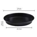 Axyaa 8/10 Inch Non-Stick Pizza Pan - Round Baking Tray and Cooking Sheet
