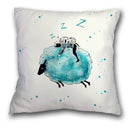 Axyaa Spaceman Astronaut Ocean Blue Pillow Cover for Home D��cor