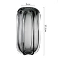 Axyaa Glass Vase Clear Thick Hydroponics Terrarium Home Decor Accessory