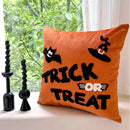 Axyaa Halloween Embroidered Pumpkin Spider Web Throw Pillowcase Home Decor