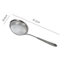 Axyaa Stainless Steel Large Colander Skimmer French Fries Strainer Kitchen Utensil