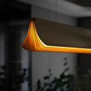 Axyaa Black Gold Book Shape LED Chandelier