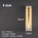 Axyaa Copper Gold LED Wall Sconce Minimalist Luxury Bedside Light