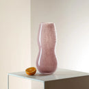 Axyaa Pink Gourd Glass Vase: Stylish Home Decor Hydroponic Designer for Living Room