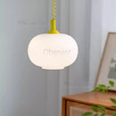 Axyaa Glass Pendant Lamp Minimalist Hanging Chandeliers Living Room Kitchen Bedroom