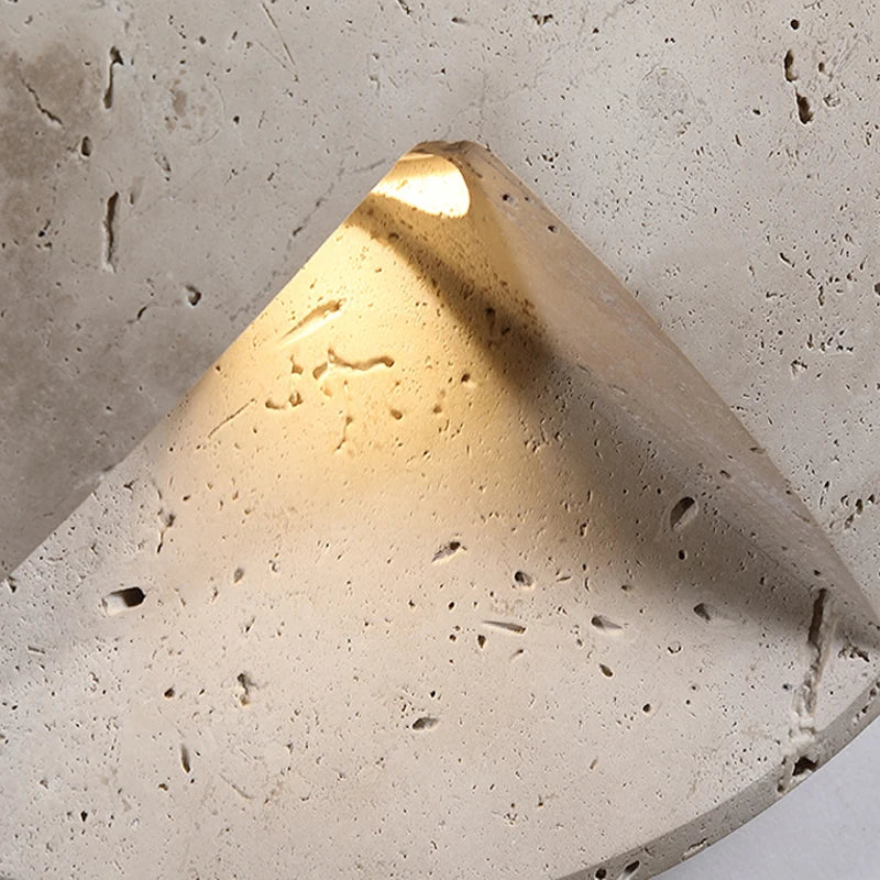 Axyaa Retro Stone Wall Sconce Light for Home Decor