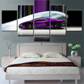 Axyaa Vehicle Poster Set | 5-Piece Canvas Wall Art for Home Decor & Living Room