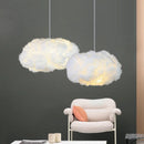 Axyaa Nordic Cloud Pendant LED Chandelier for Living, Dining, and Children's Room
