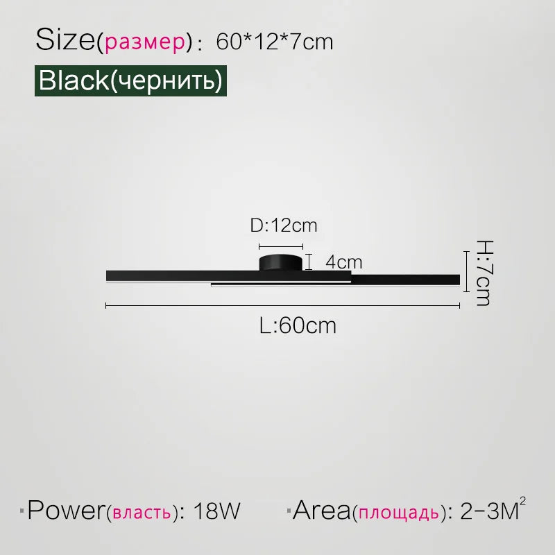 Axyaa Ceiling Lamp for Hallway, Balcony, Cloakroom - Minimalist Room Lighting