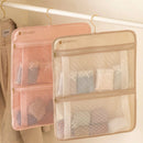 Axyaa Hanging Closet Organizer - Multi-Pocket Underwear & Socks Storage