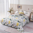 Axyaa Dinosaur World Summer Quilt - Soft Skin-Friendly and Cooling Multi-Purpose Thin Quilt