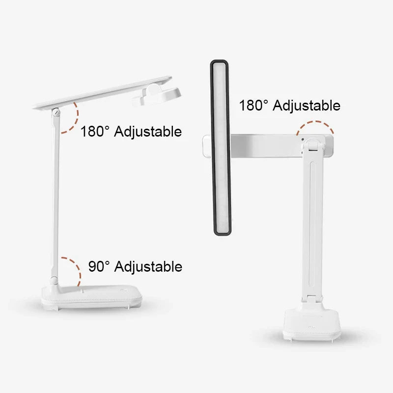 Axya LED Desk Lamp - Rechargeable Magnetic Reading Light for Office, Bedroom